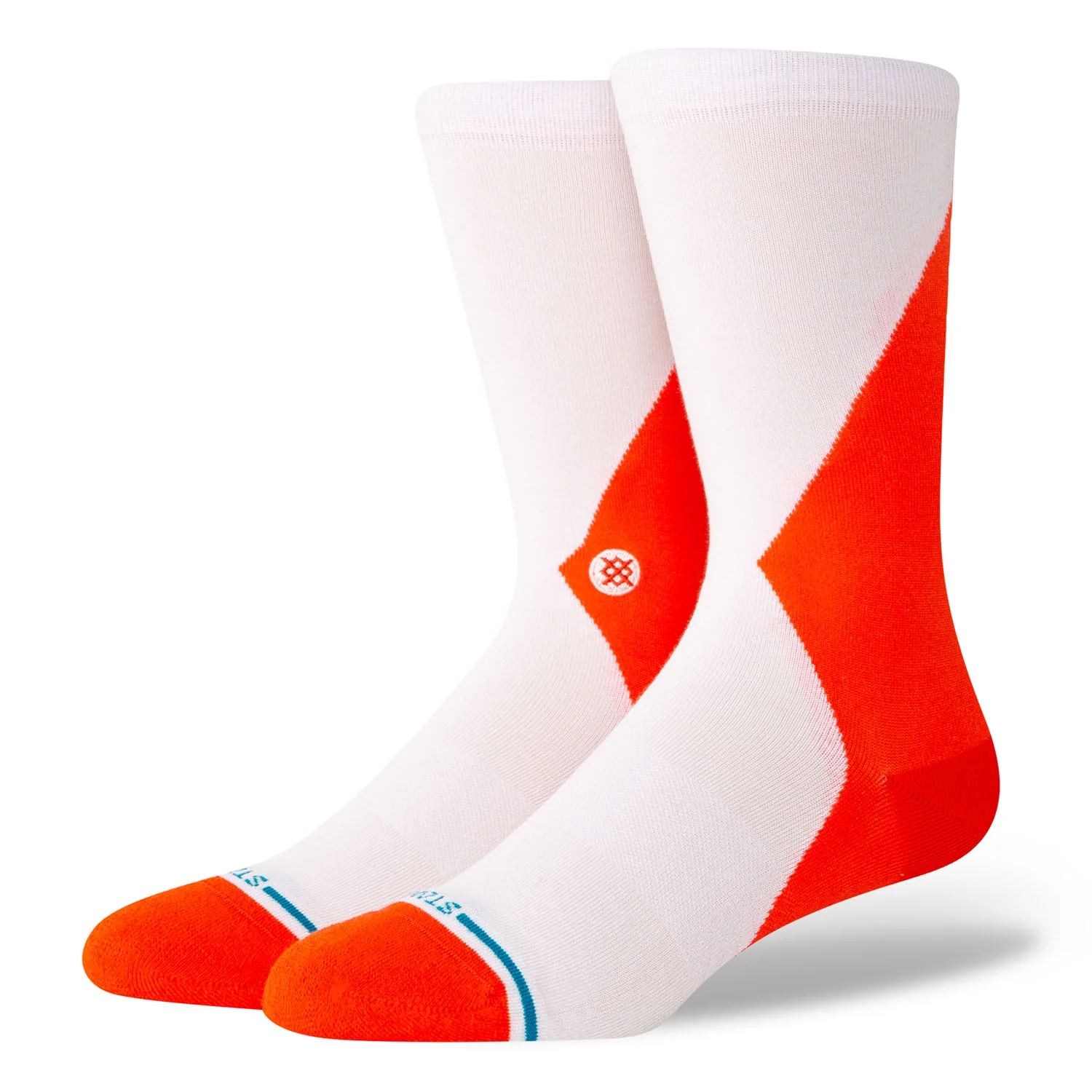 Stance Reflect Crew Sock Pinkfade