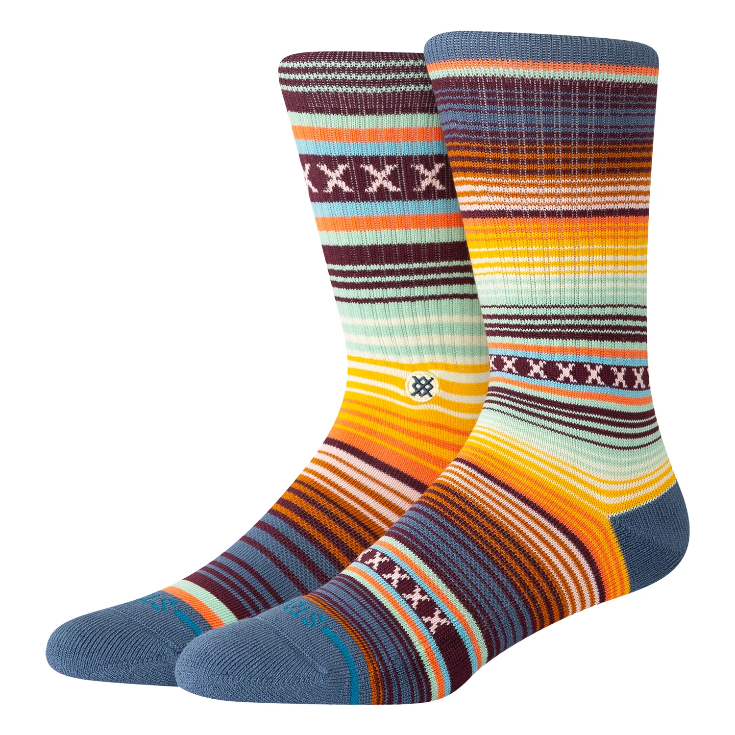 Stance STP Curren Crew Sock Seablue