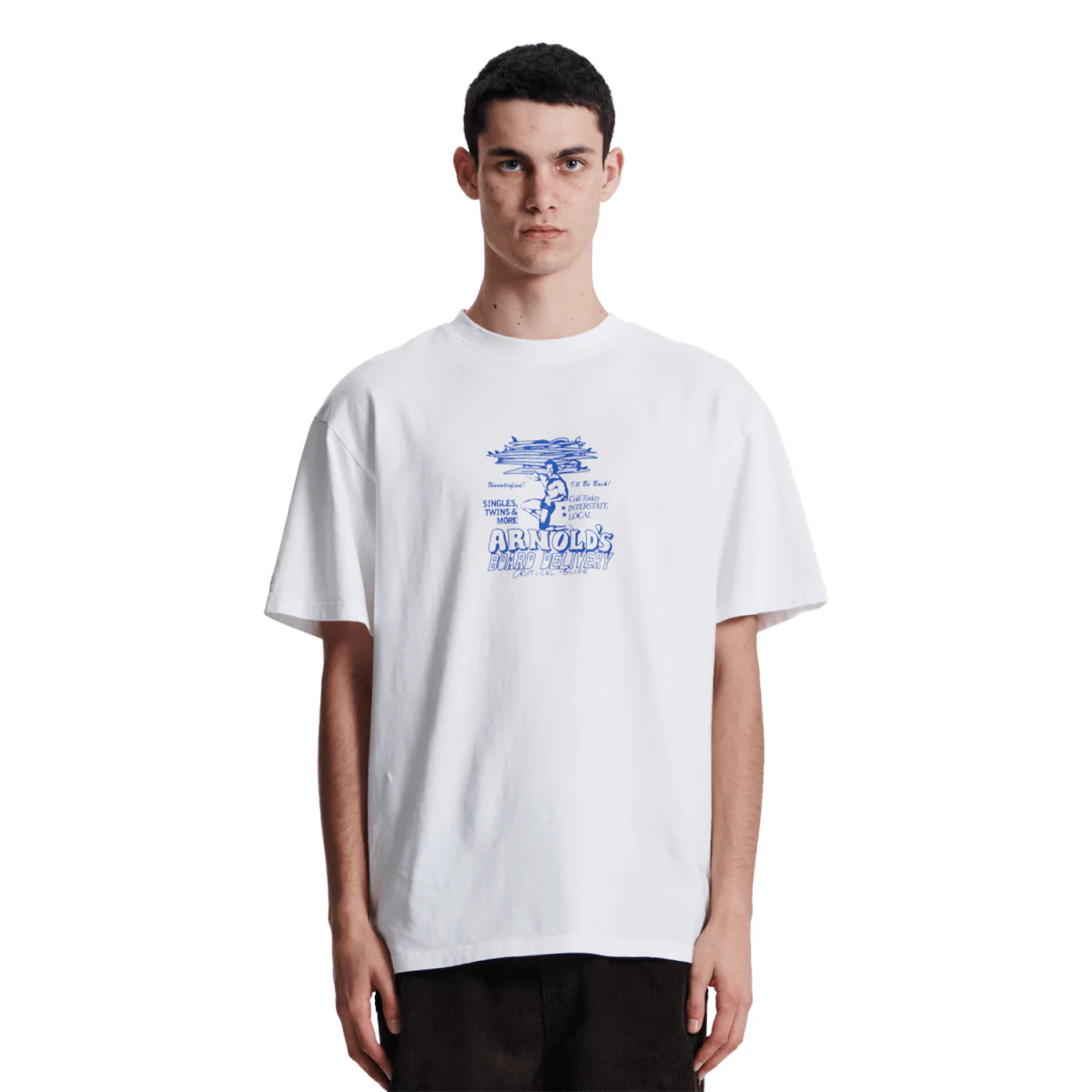 The Critical Slide Society Men's Arnie T-Shirt Vintage White