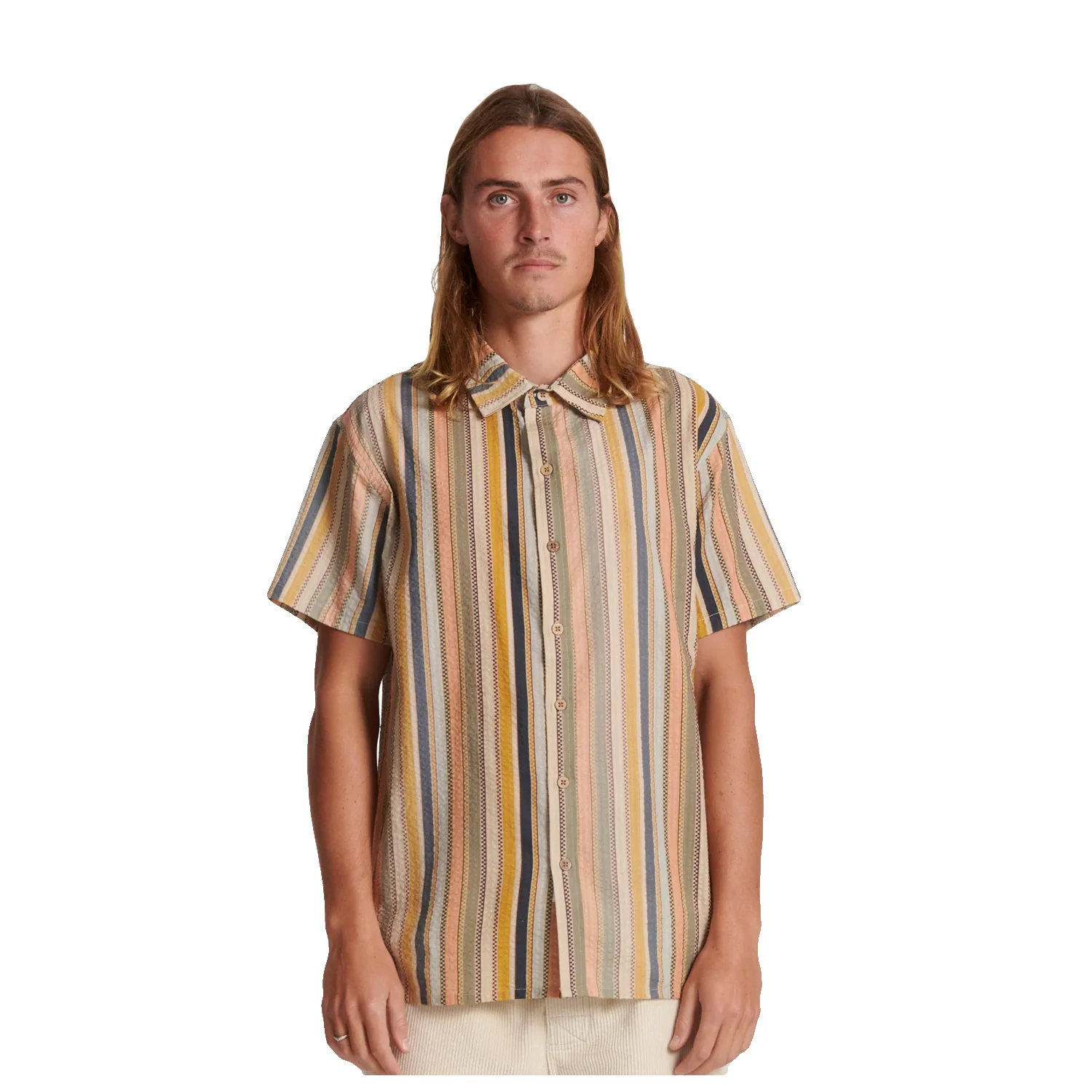 The Critical Slide Society Men's Strobe S/S Shirt Multi