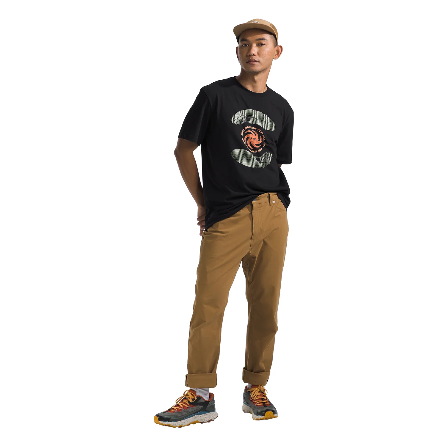 The North Face Men's Brand Proud S/S Tee TNF Black/Snow