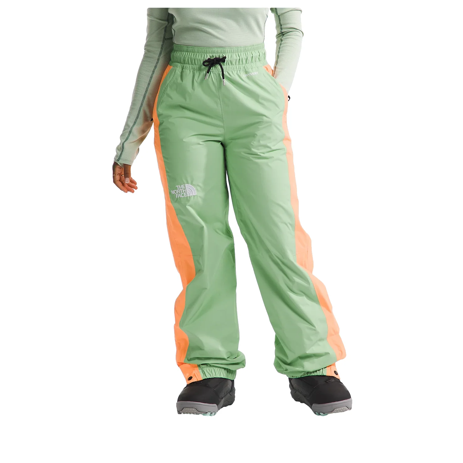 The North Face Women's Build Up Pant 2024 Misty Sage/Bright Cantaloupe