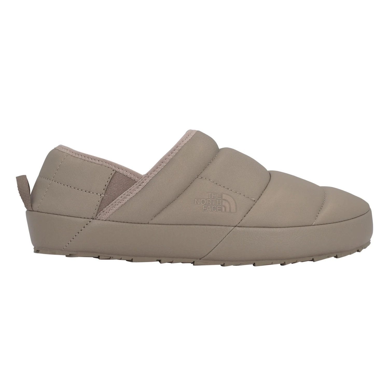 The North Face Women's ThermoBall Traction Mule Leather Shoe Mushroom Grey/Mushroom Grey