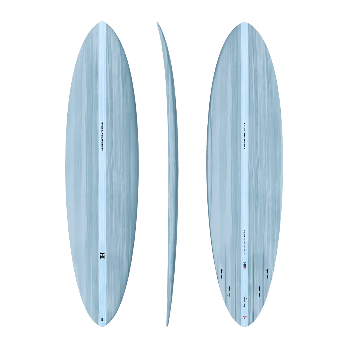 Thunderbolt Mid 6 TBR Surfboard 7'0" Light Blue FCS2