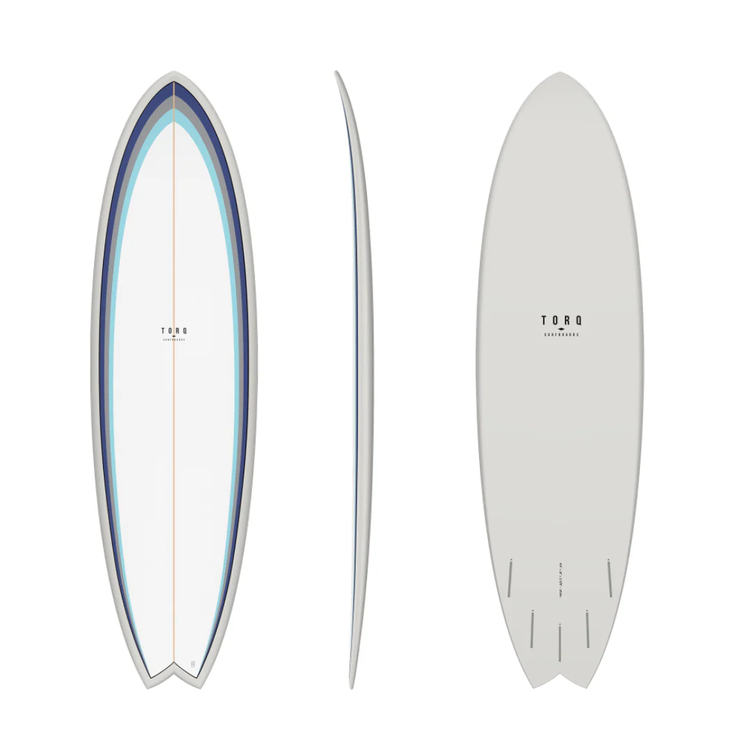 Torq Mod Fish TET Surfboard Nose Arrow Pattern 6'10"