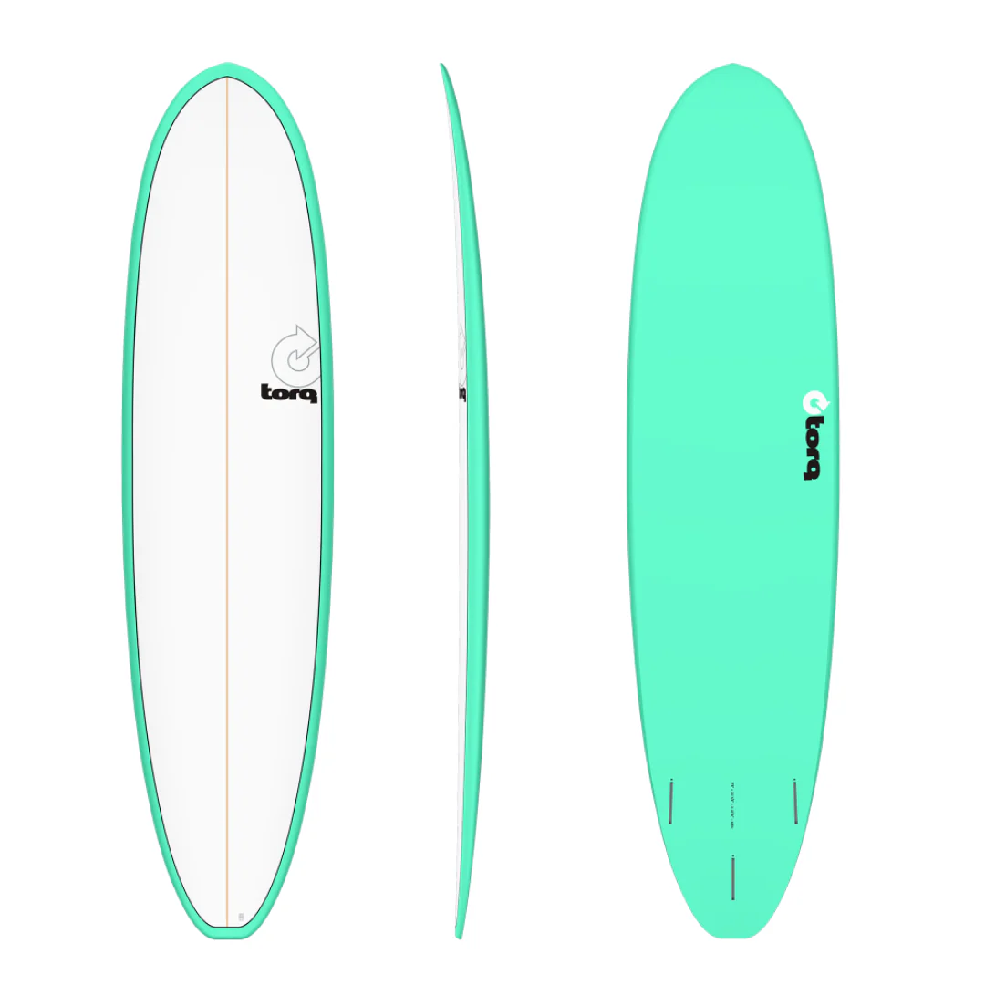 Torq Mod Fun TET Volume Plus Surfboard Pinline Seagreen/White Deck 7'8"