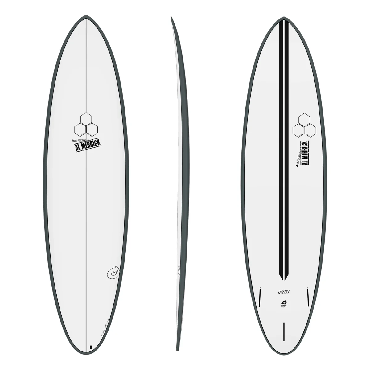 Torq x Channel Islands M23 Surfboard X-Lite Graphite Rail + Pinline 7'0"