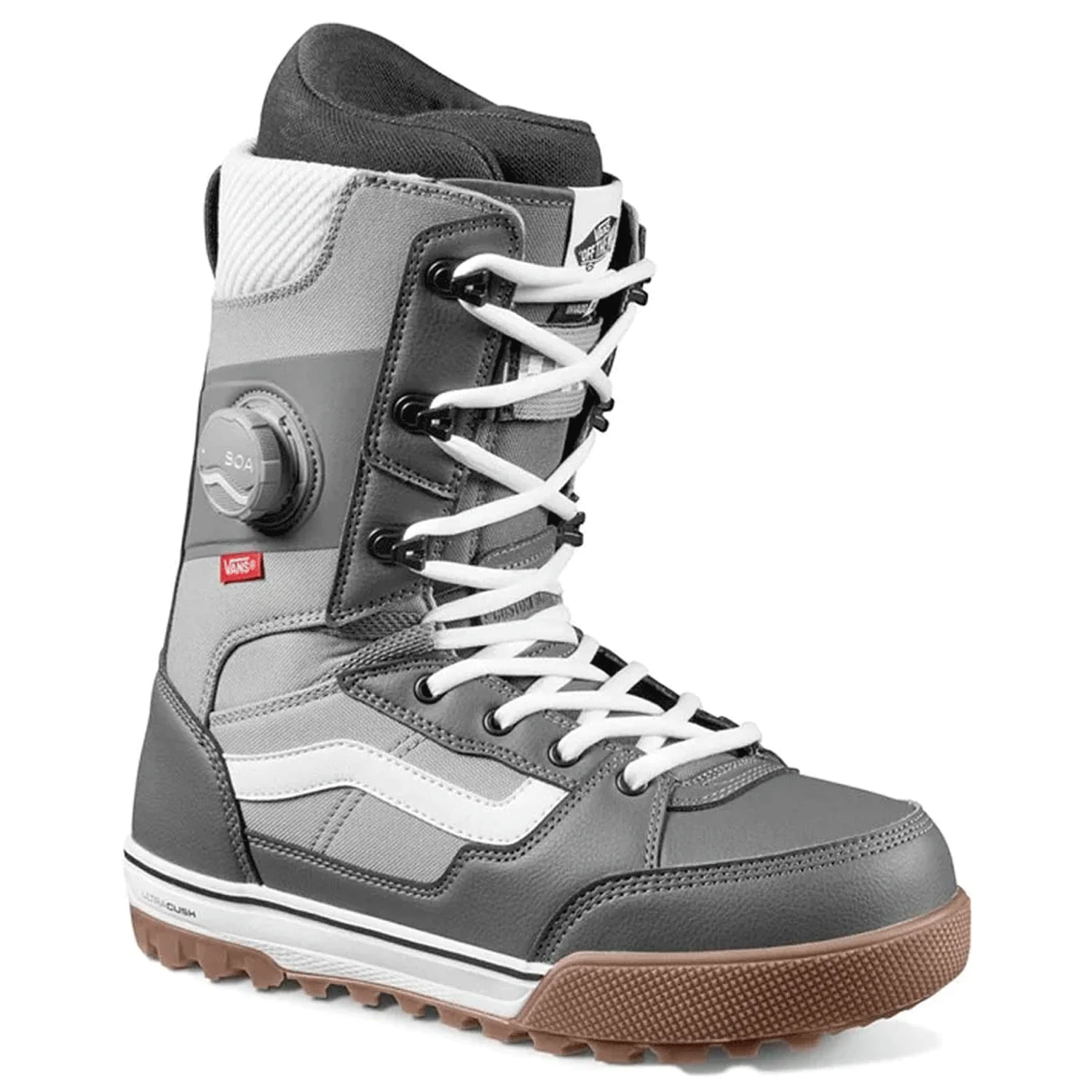 Vans Invado Pro Snowboard Boots 2023 Grey/White