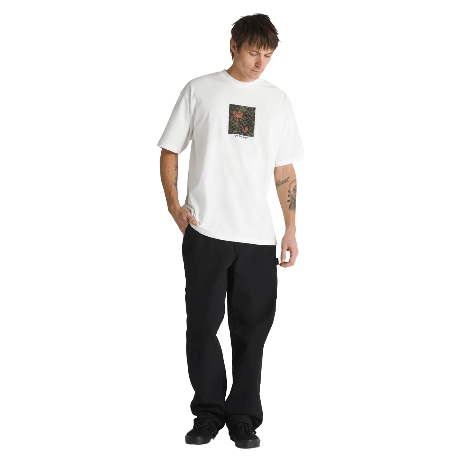 Vans Men's Drill Chore Carpenter Vintage Wash Pant Black