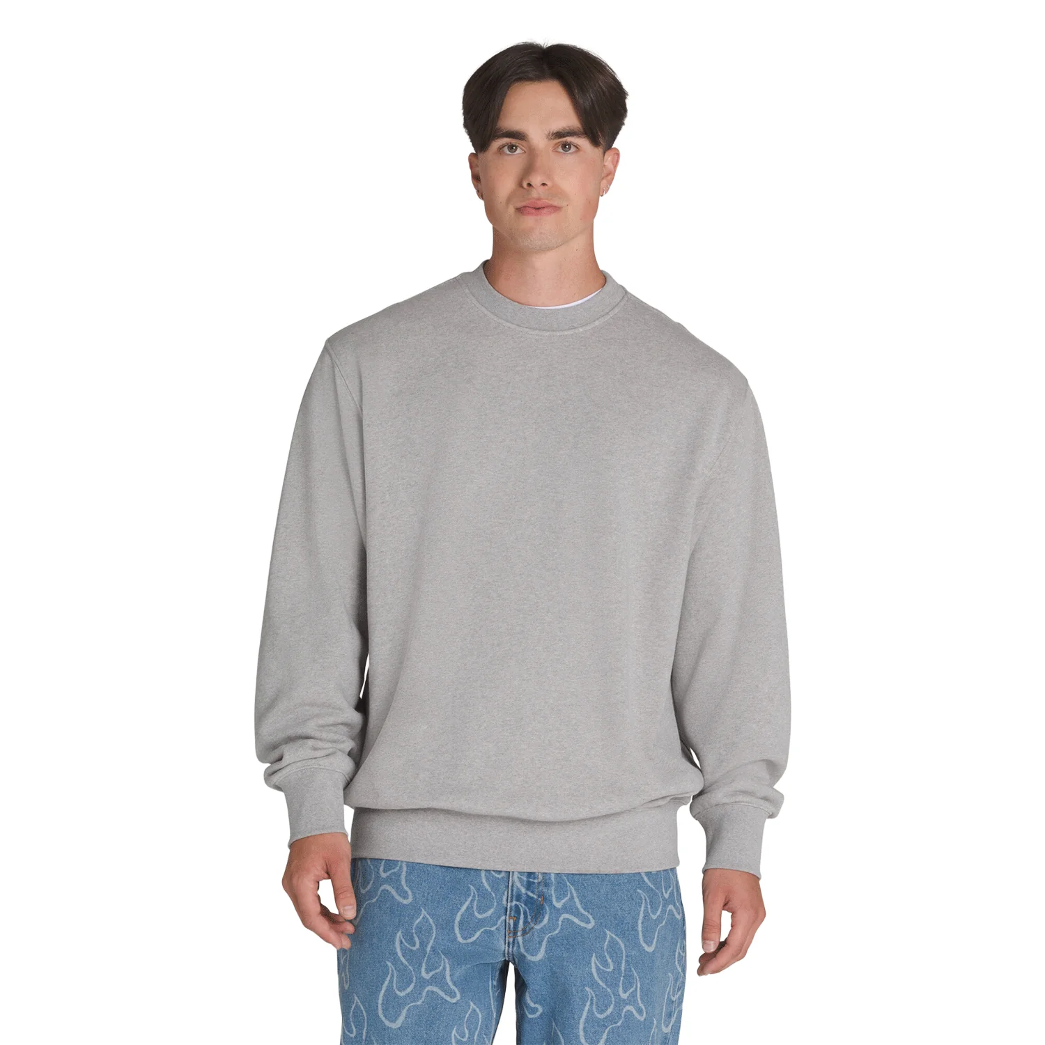 Vans Men's Original Standards Crew Sweater Cement Heather