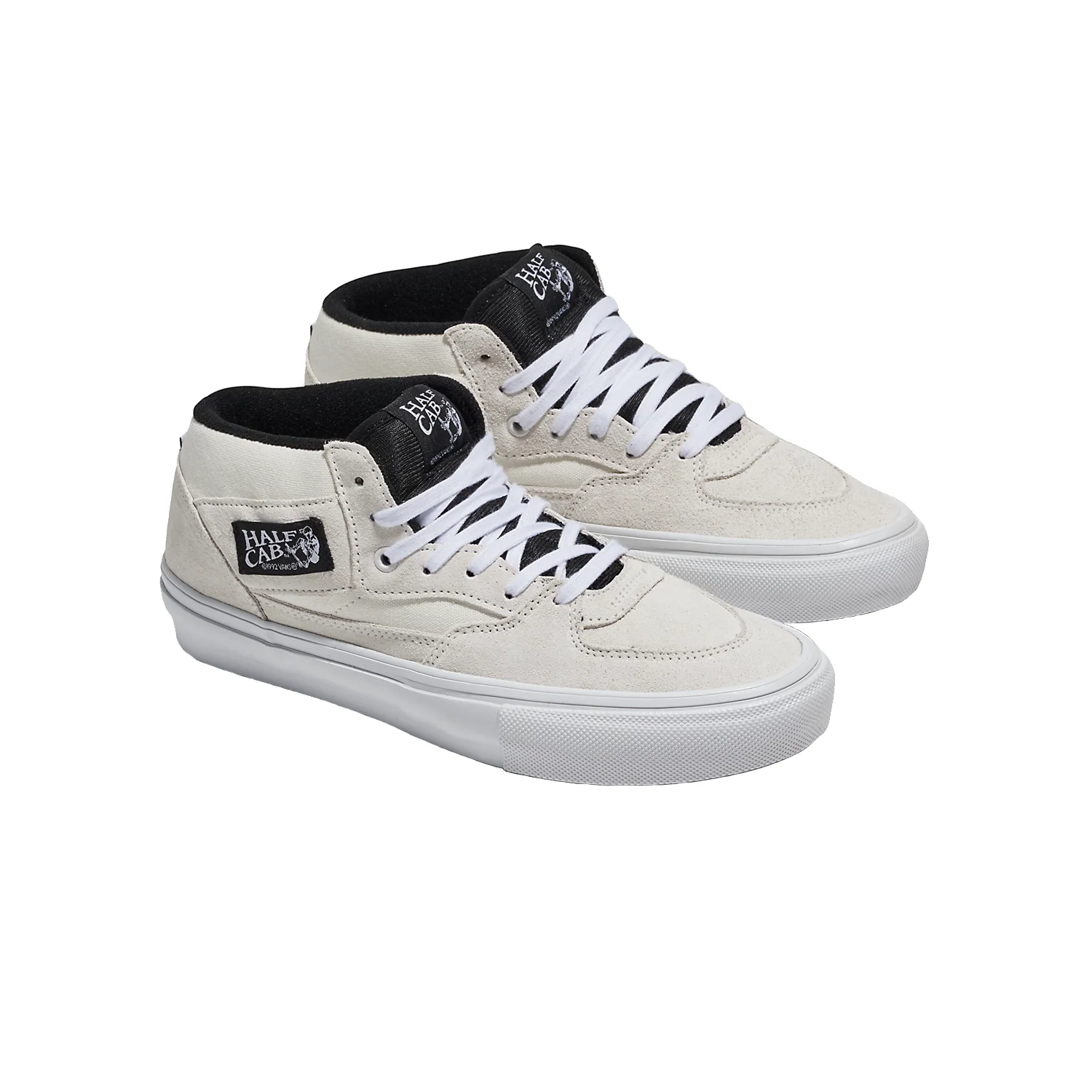 Vans Men's Skate Half Cab Shoe White/Black
