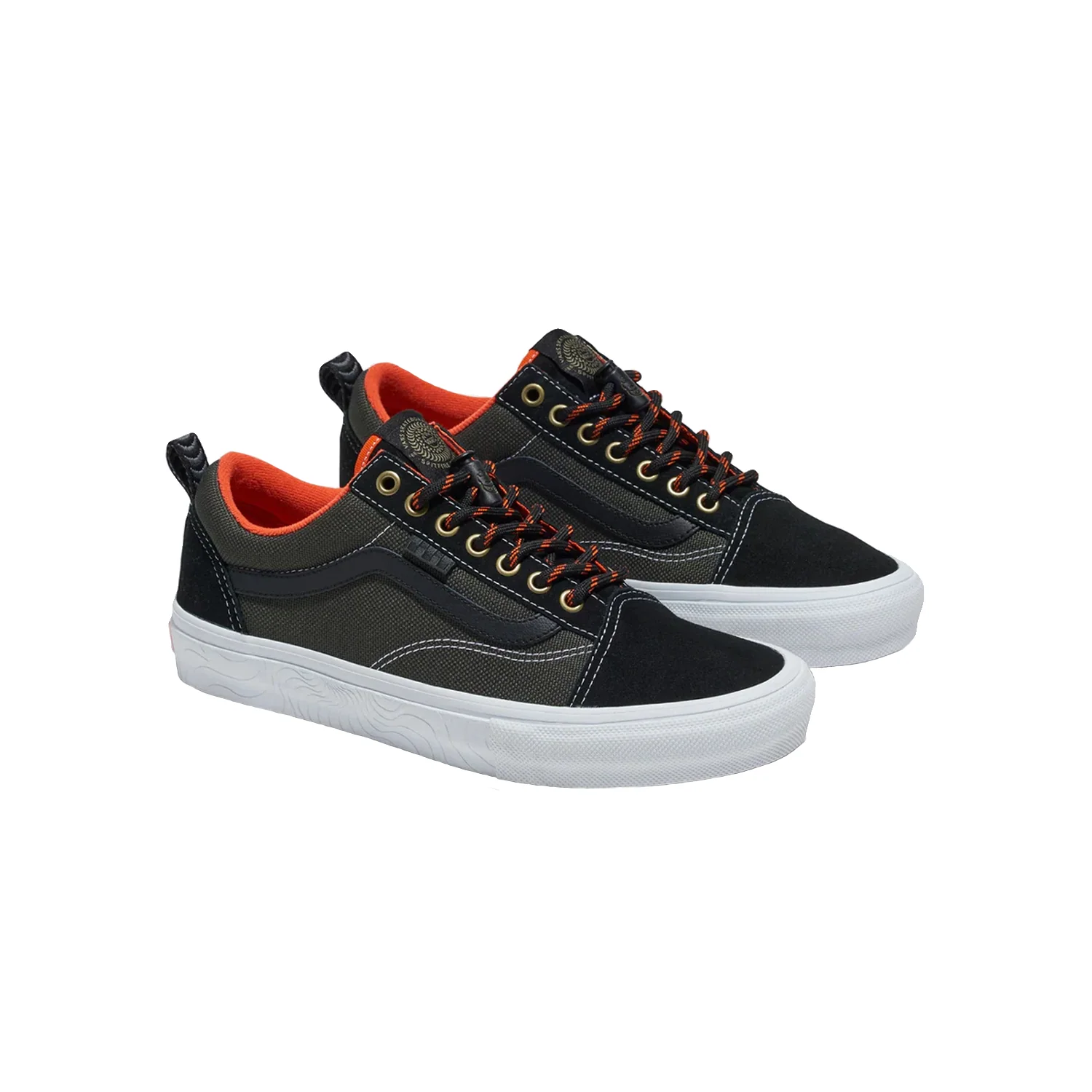 Vans Men's Skate Old Skool Shoe Spitfire Black/Flame