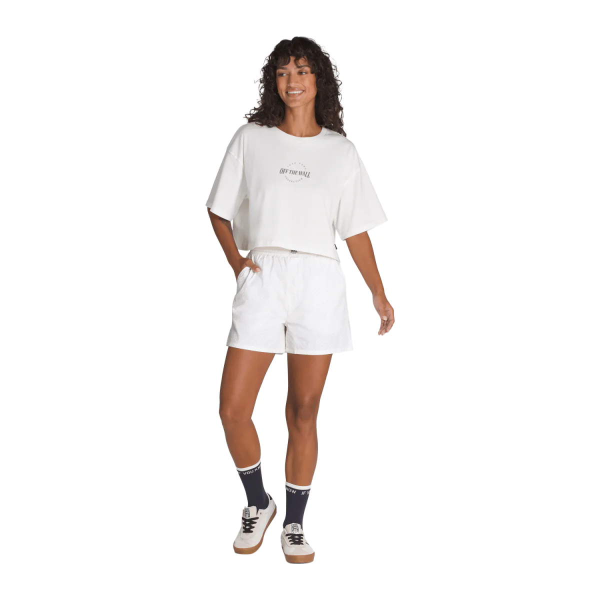 Vans Women's Alicia Boxer Shorts White