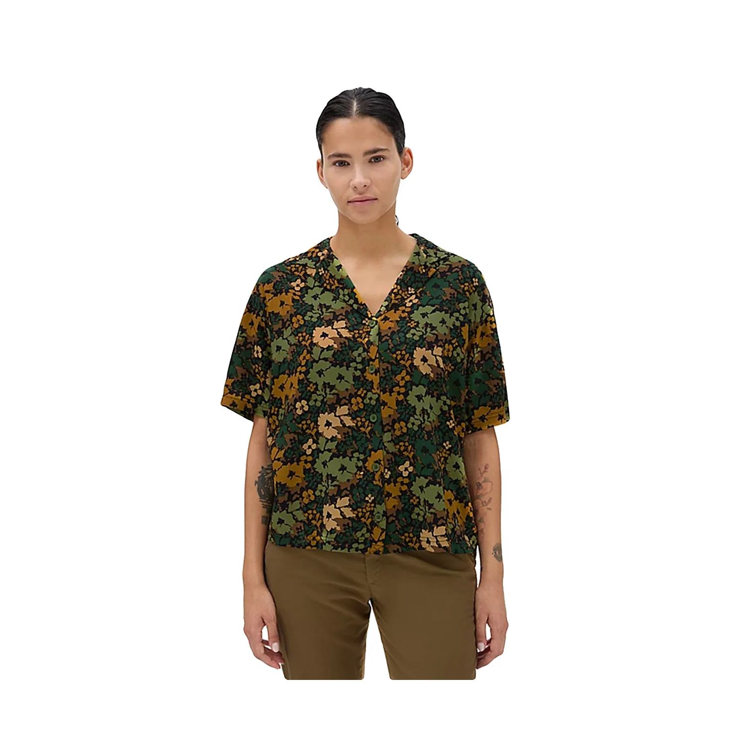 Vans Women's Parksfield S/S Shirt Loden Green