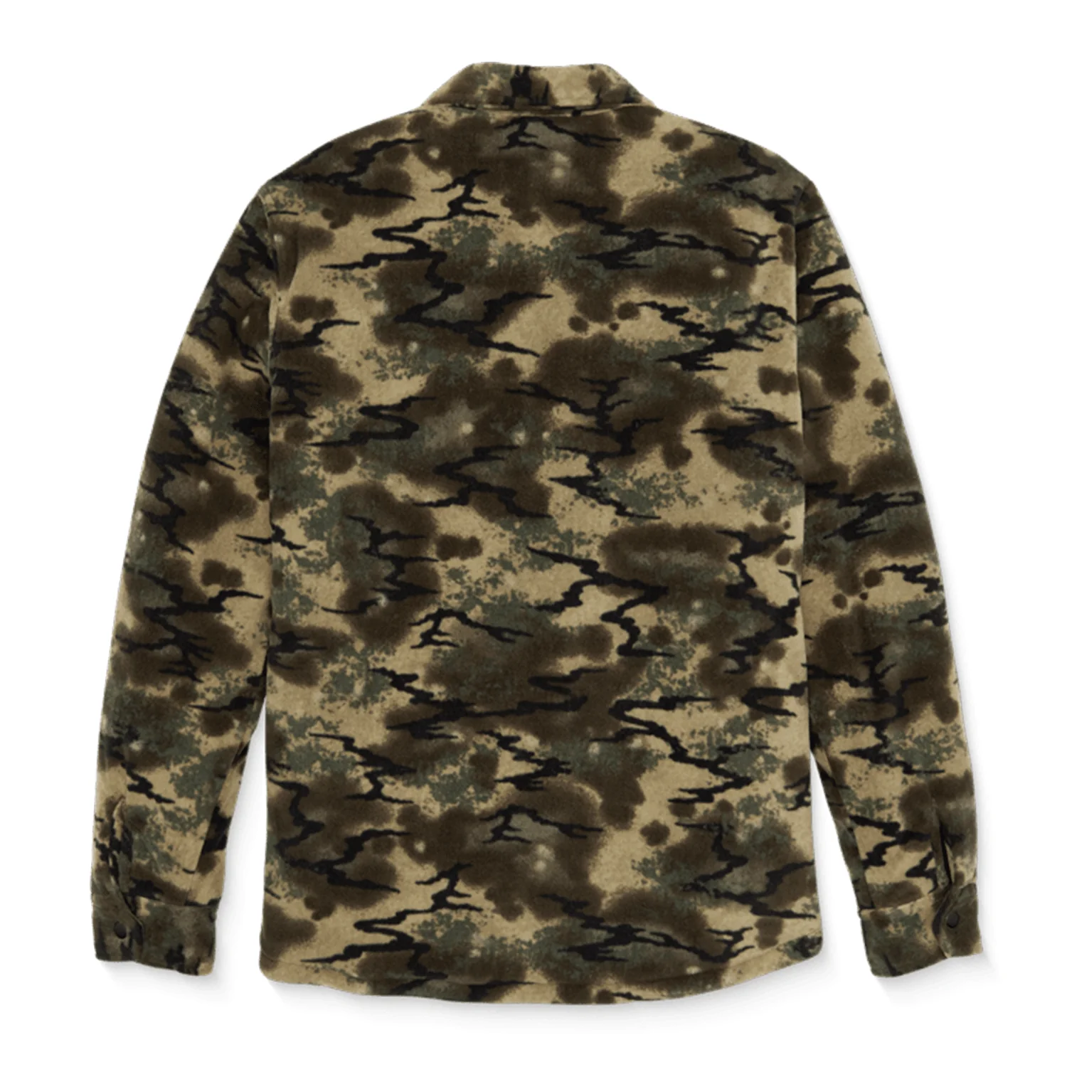 Volcom Men's Bowered Fleece Long Sleeve Shirt Dark Khaki - Image 2