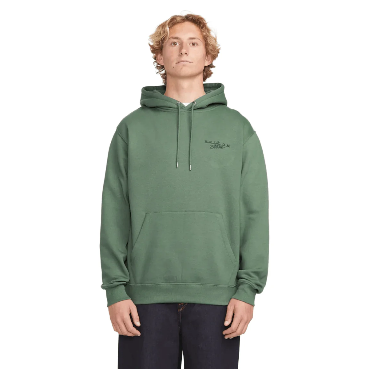 Volcom Men's Calmstone P/O Fleece Light Olive
