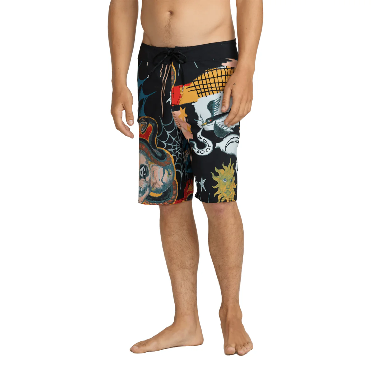 Volcom Men's FA Seth Conboy Mod 20 Boardshort Black