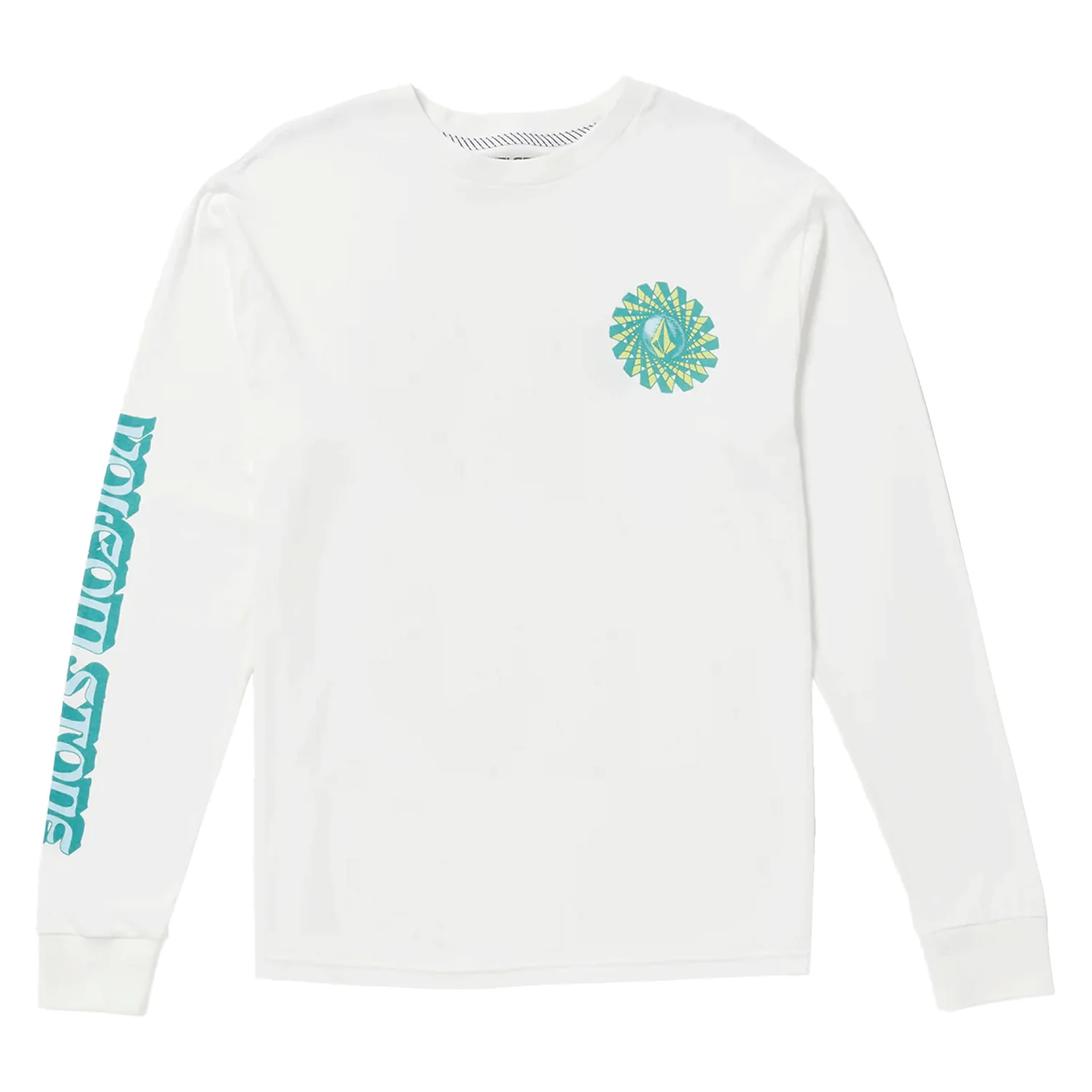Volcom Men's FTY Molchat L/S Tee Off White