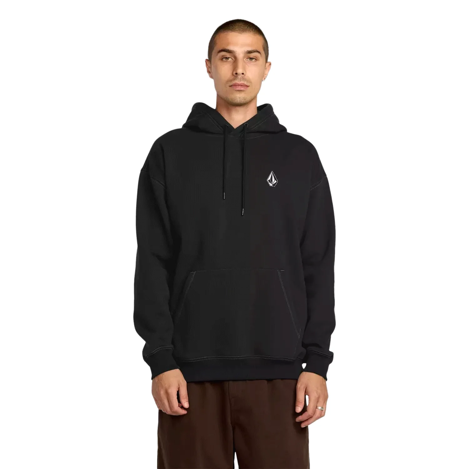 Volcom Men's Skidder Pullover Sweater Black