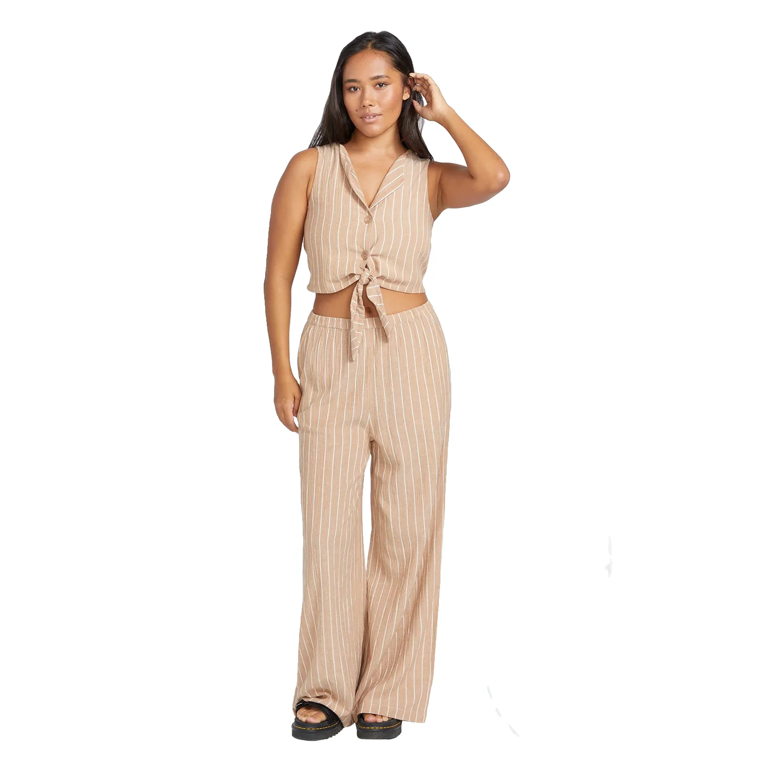 Volcom Women's Coco Ho Beach Pant Mocha