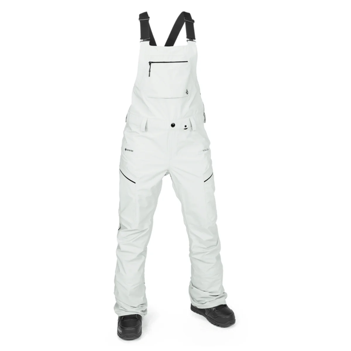 Volcom Women's Elm Stretch Gore-tex Bib Overall 2025 Cloud Grey