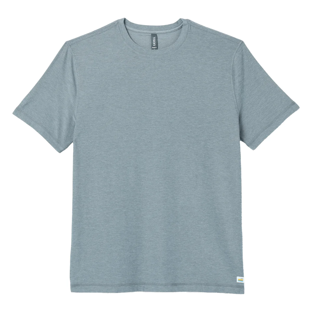 Vuori Men's Strato Tech T-Shirt Dusty Blue Heather - Image 2