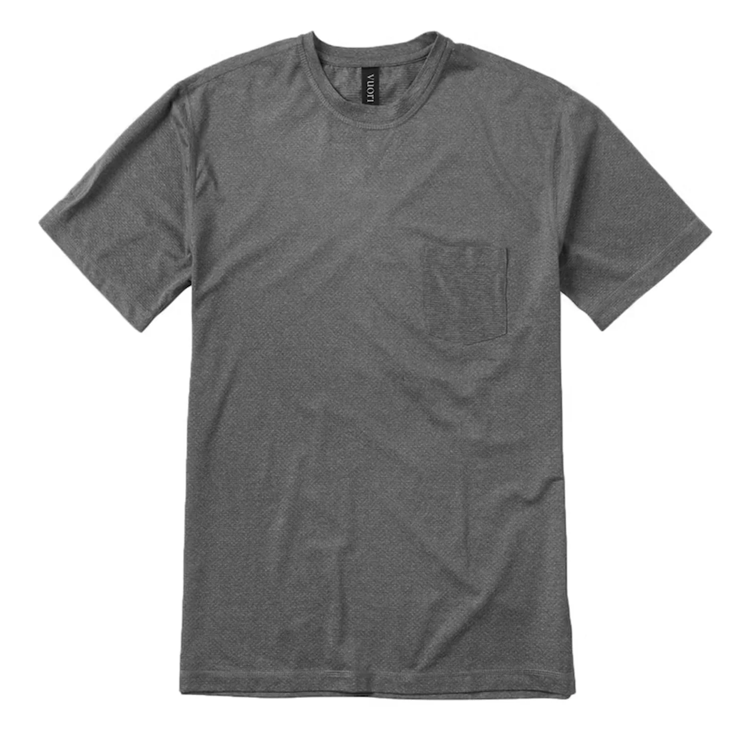 Vuori Men's Tradewind Performance Tee Heather Grey