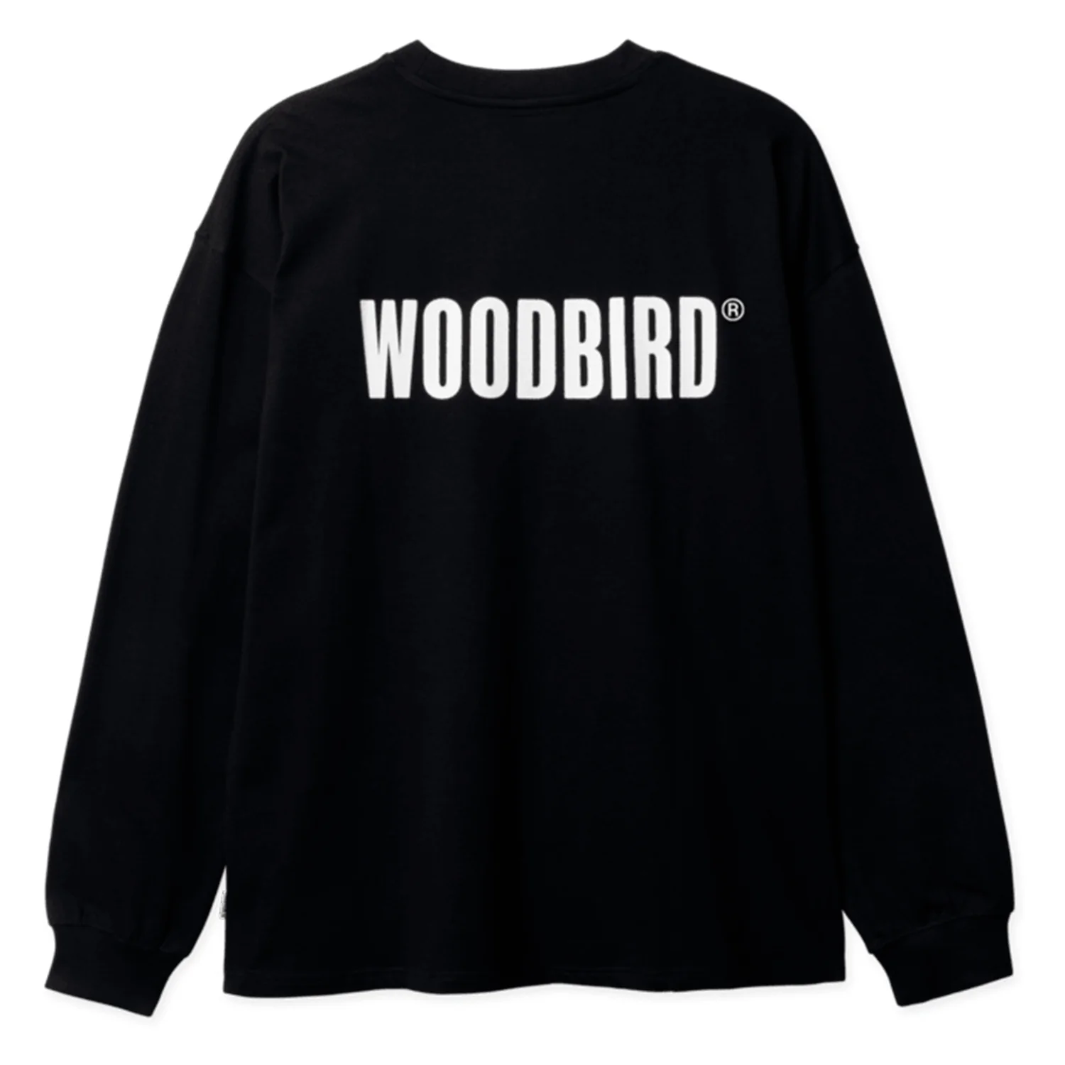 Woodbird Men's Joes L/S Logo T-Shirt Black